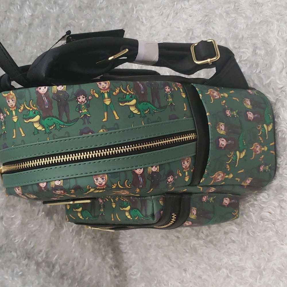Loungefly Loki mini backpack - Picture 10 of 13